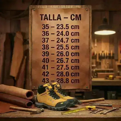 Bota CAT de Seguridad – Alta Resistencia para Trabajo