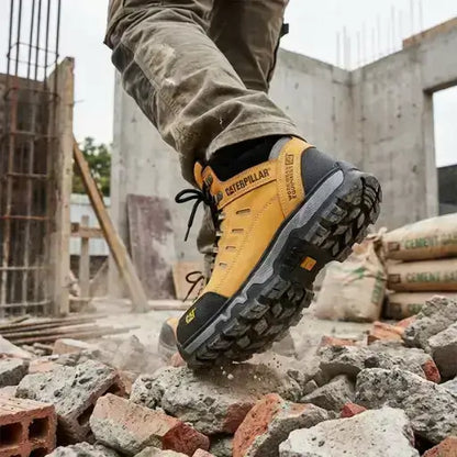 Bota CAT de Seguridad – Alta Resistencia para Trabajo